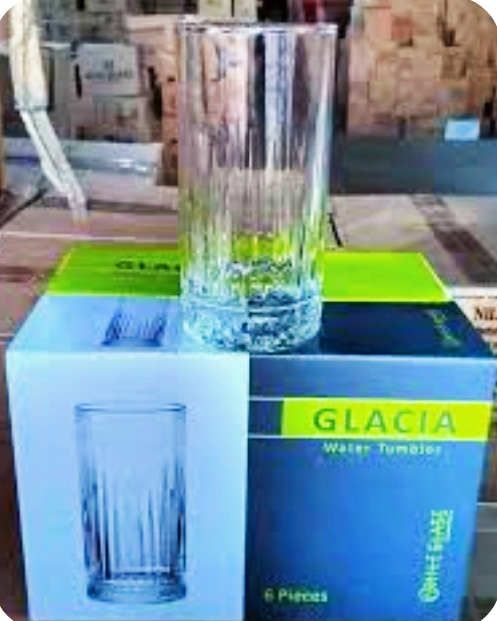 طقم شوب عصير زجاج تركى 6 كوب